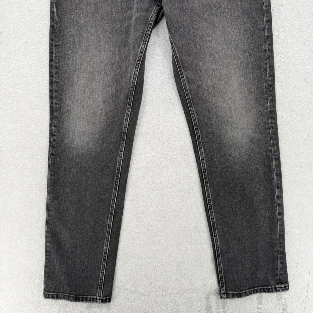 Everlane‎ Slim Straight Denim Jeans Faded Charcoal Black Women's Size 33x30